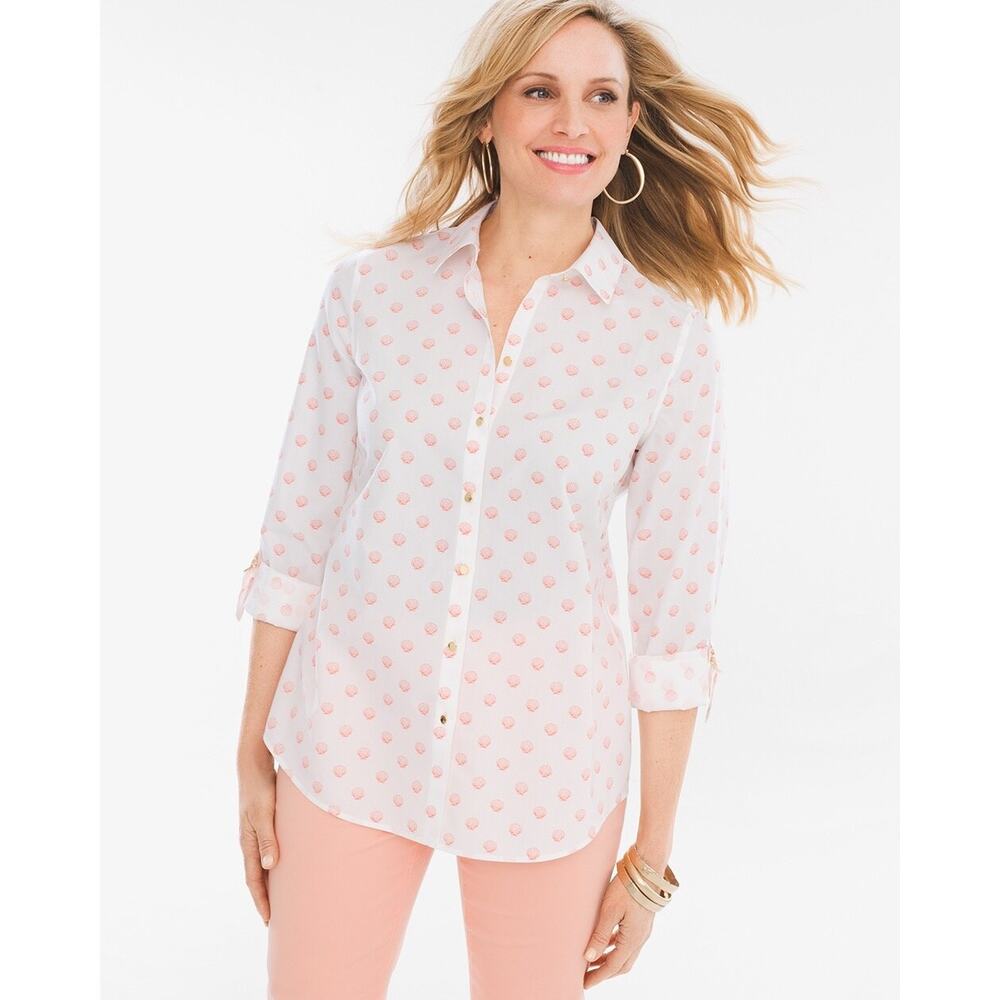 Chicos Non-Iron Shell Button Up